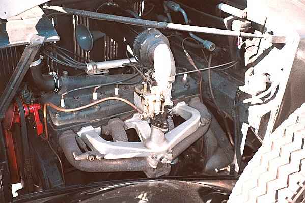 Left side of the engine bay
