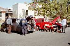 Static display and judging on the Saturday morning