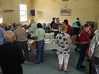 lunch in Lutheran Church hall