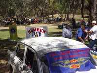cars gathered at Oaklands Reserve