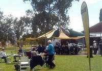 picnic lunch at National Military Vehicle Museum