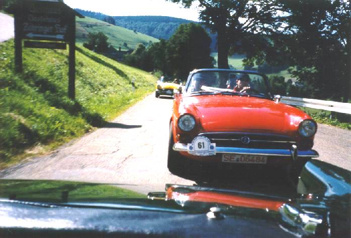 Back out on the road after visiting Z�hringer Hof